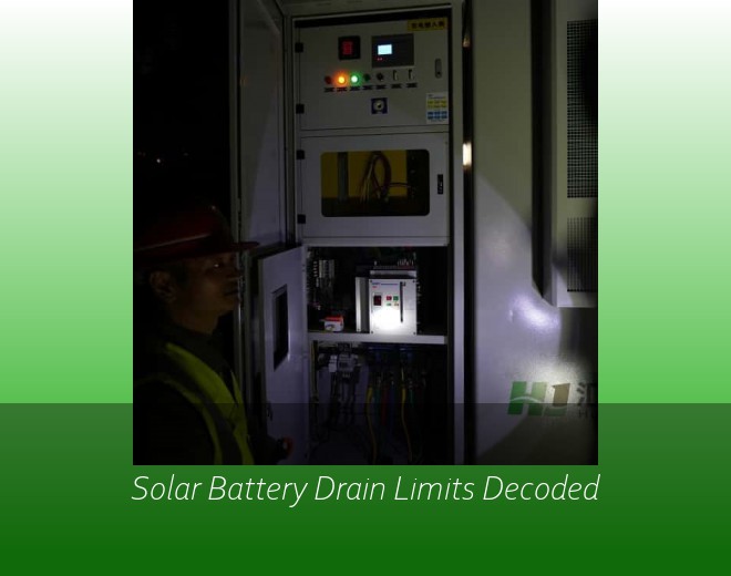 Solar Battery Drain Limits Decoded
