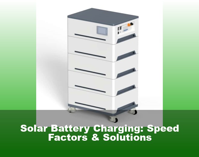 Solar Battery Charging: Speed Factors & Solutions