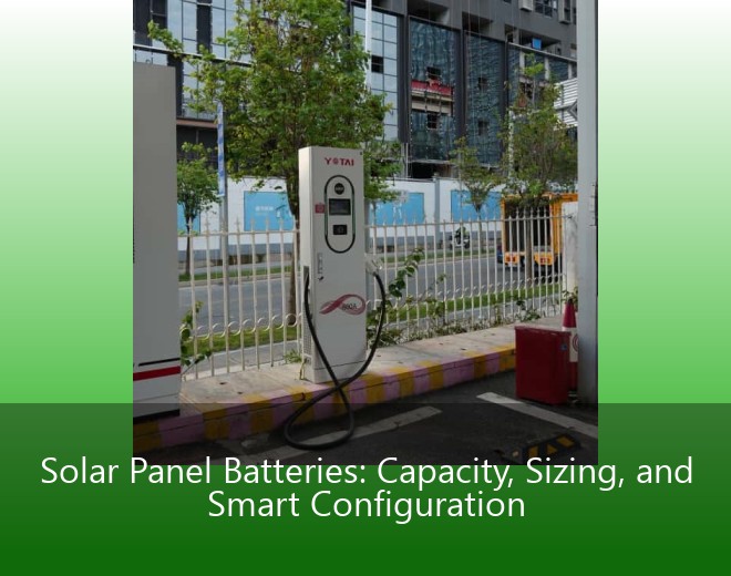 Solar Panel Batteries: Capacity, Sizing, and Smart Configuration