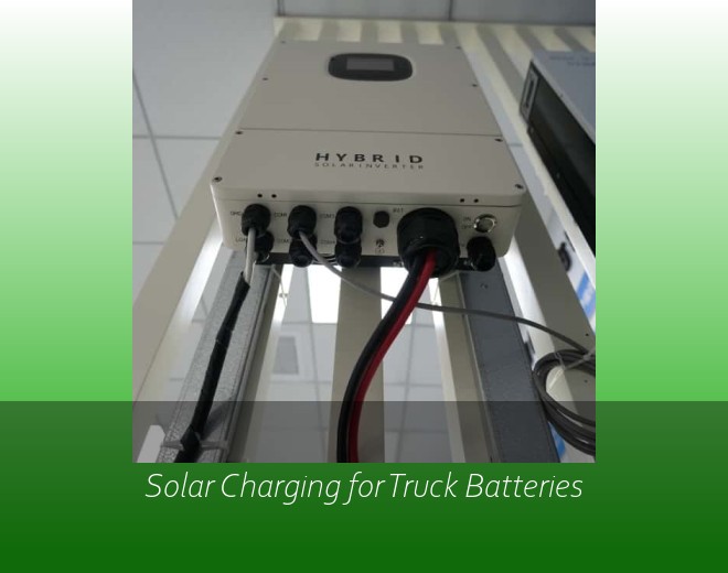 Solar Charging for Truck Batteries