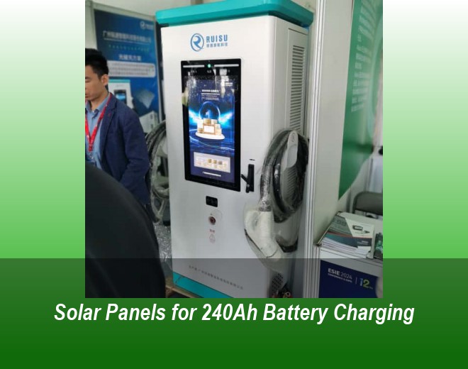 Solar Panels for 240Ah Battery Charging