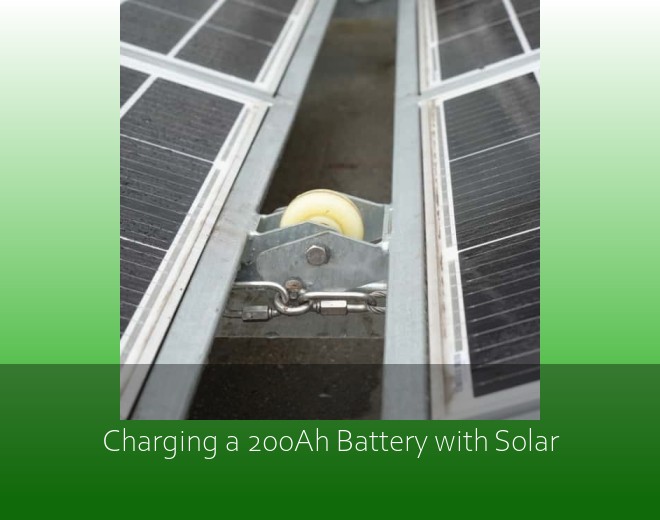 Charging a 200Ah Battery with Solar