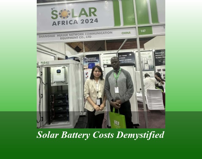Solar Battery Costs Demystified