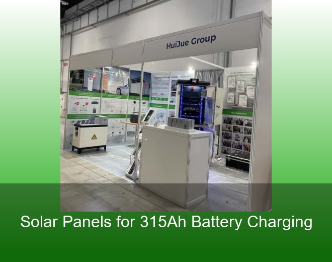 Solar Panels for 315Ah Battery Charging