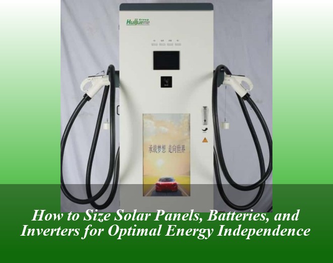 How to Size Solar Panels, Batteries, and Inverters for Optimal Energy Independence