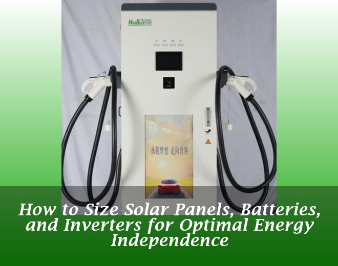 How to Size Solar Panels, Batteries, and Inverters for Optimal Energy Independence