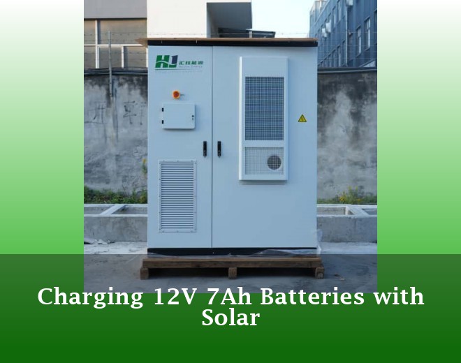 Charging 12V 7Ah Batteries with Solar