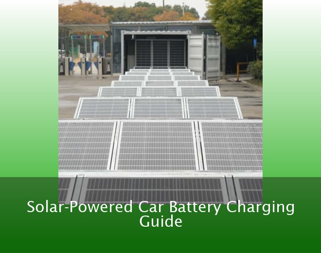 Solar-Powered Car Battery Charging Guide