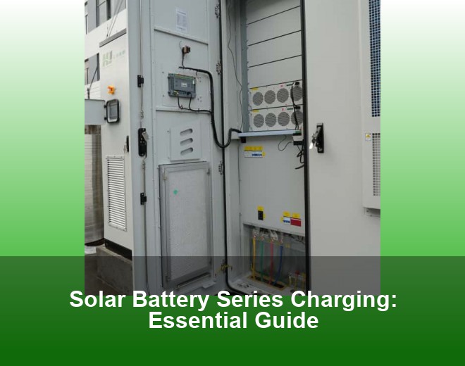 Solar Battery Series Charging: Essential Guide