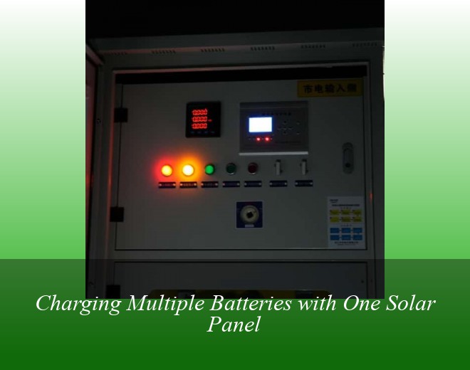 Charging Multiple Batteries with One Solar Panel
