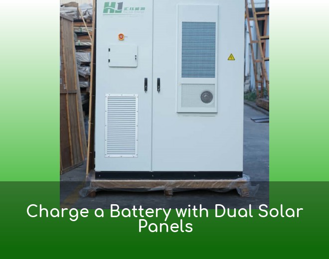 Charge a Battery with Dual Solar Panels