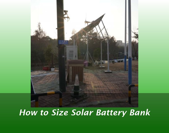How to Size Solar Battery Bank