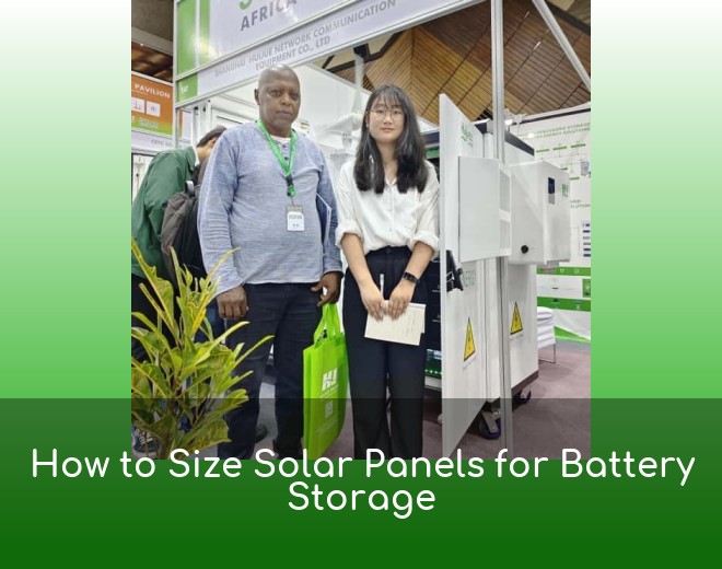How to Size Solar Panels for Battery Storage