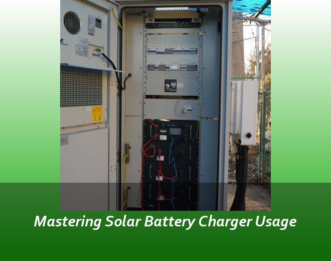 Mastering Solar Battery Charger Usage