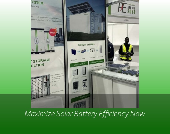 Maximize Solar Battery Efficiency Now