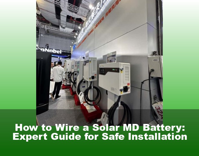 How to Wire a Solar MD Battery: Expert Guide for Safe Installation