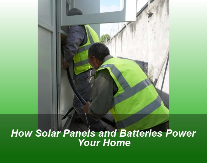 How Solar Panels and Batteries Power Your Home