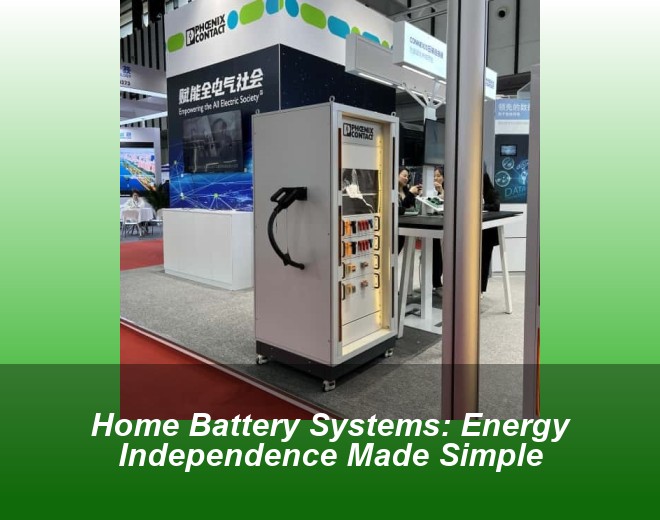 Home Battery Systems: Energy Independence Made Simple