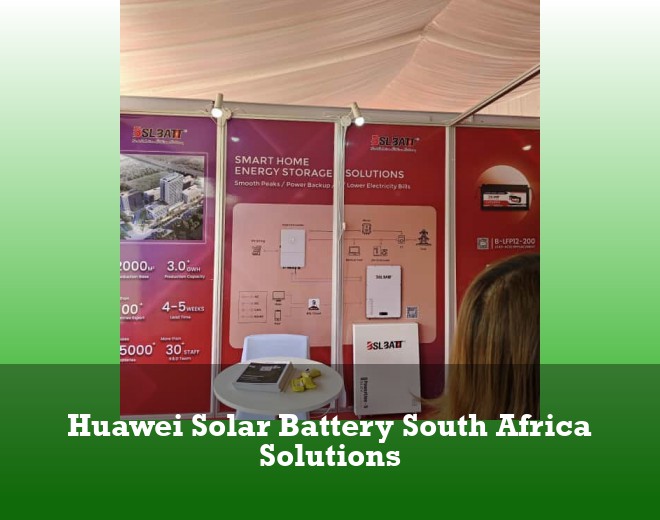 Huawei Solar Battery South Africa Solutions