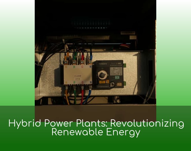 Hybrid Power Plants: Revolutionizing Renewable Energy