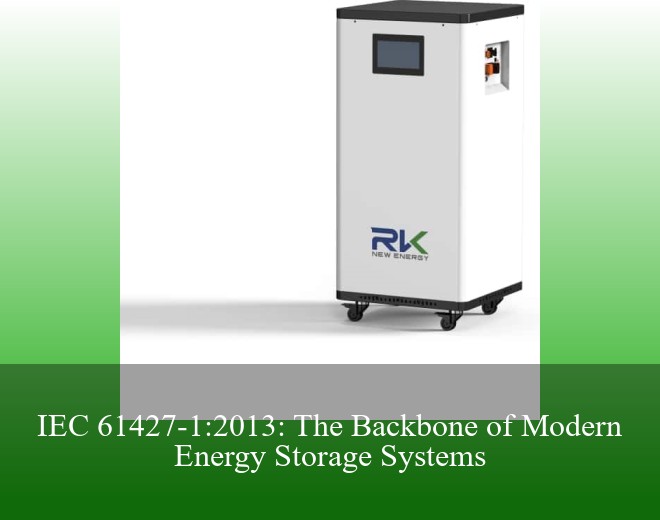 IEC 61427-1:2013: The Backbone of Modern Energy Storage Systems