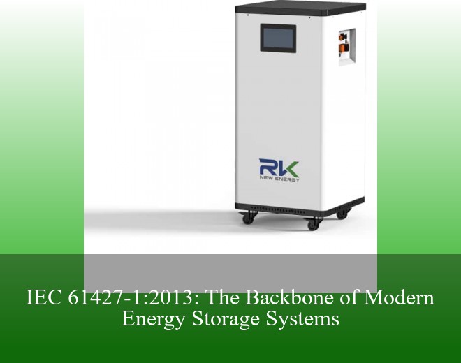 IEC 61427-1:2013: The Backbone of Modern Energy Storage Systems