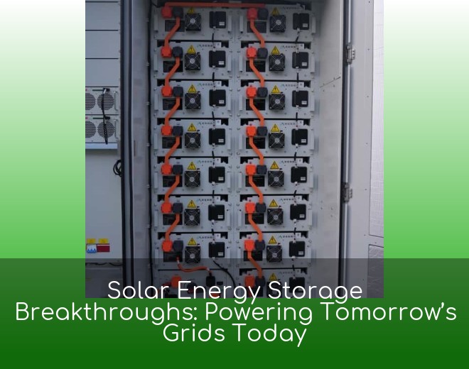 Solar Energy Storage Breakthroughs: Powering Tomorrow’s Grids Today