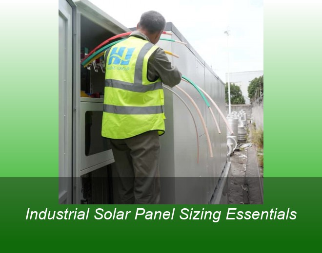 Industrial Solar Panel Sizing Essentials