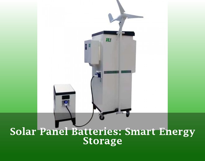 Solar Panel Batteries: Smart Energy Storage