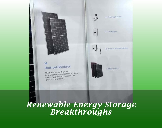 Renewable Energy Storage Breakthroughs