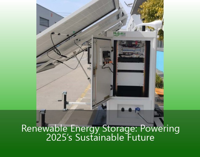 Renewable Energy Storage: Powering 2025’s Sustainable Future