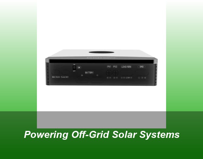 Powering Off-Grid Solar Systems