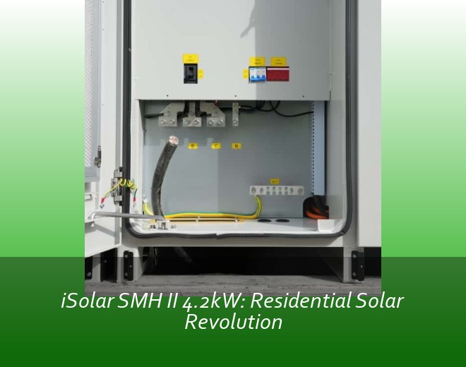 iSolar SMH II 4.2kW: Residential Solar Revolution