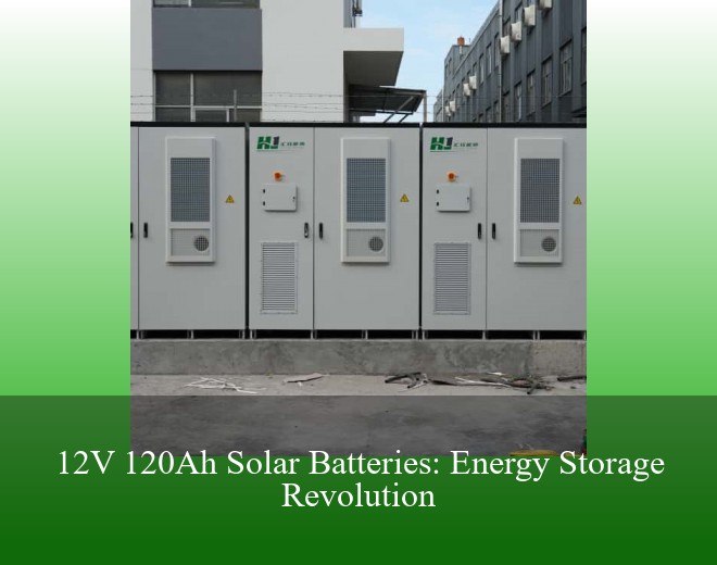 12V 120Ah Solar Batteries: Energy Storage Revolution