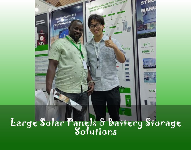 Large Solar Panels & Battery Storage Solutions