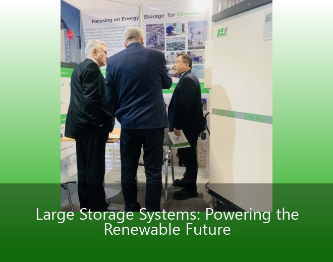 Large Storage Systems: Powering the Renewable Future