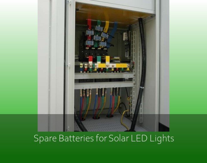 Spare Batteries for Solar LED Lights