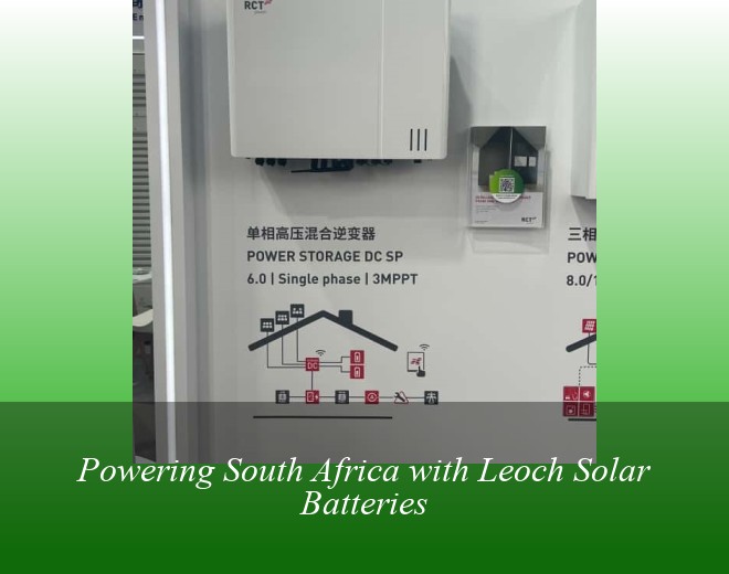Powering South Africa with Leoch Solar Batteries