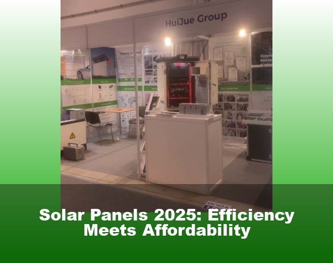 Solar Panels 2025: Efficiency Meets Affordability