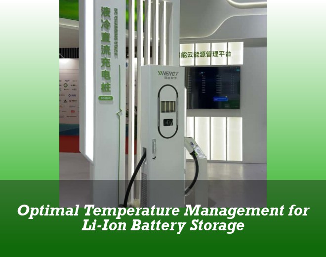 Optimal Temperature Management for Li-Ion Battery Storage