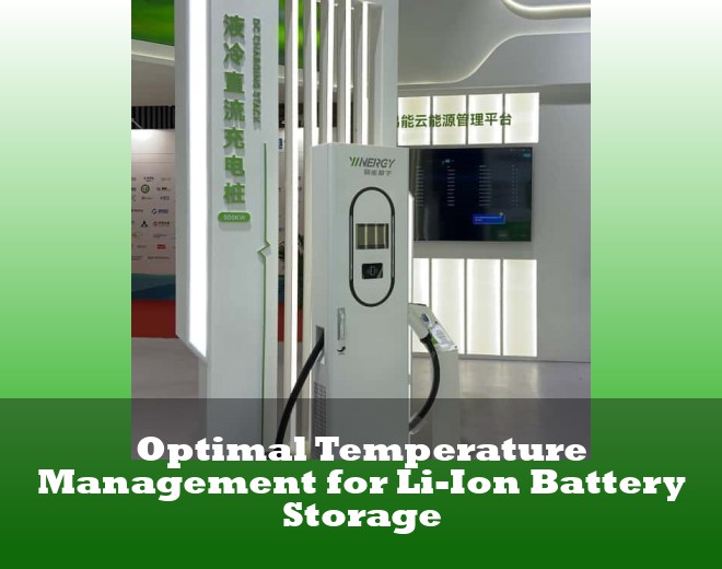 Optimal Temperature Management for Li-Ion Battery Storage
