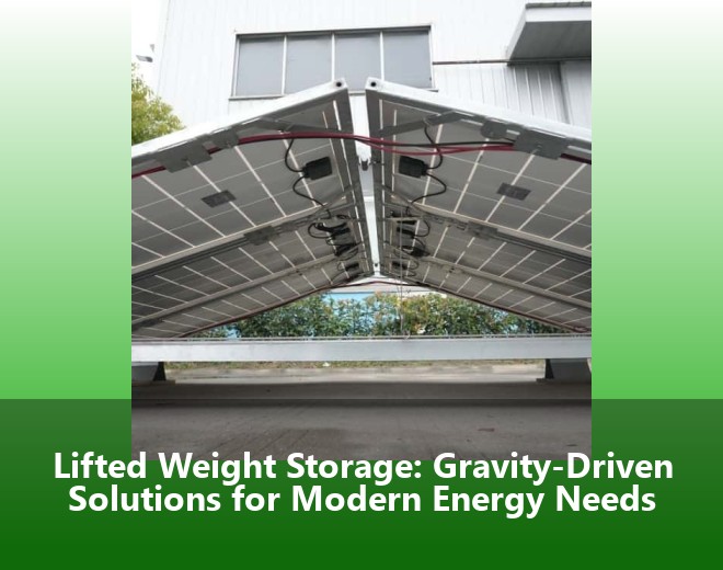 Lifted Weight Storage: Gravity-Driven Solutions for Modern Energy Needs