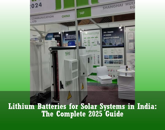 Lithium Batteries for Solar Systems in India: The Complete 2025 Guide
