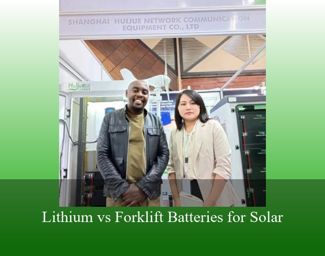 Lithium vs Forklift Batteries for Solar