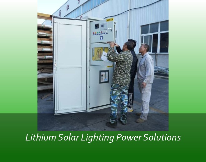 Lithium Solar Lighting Power Solutions