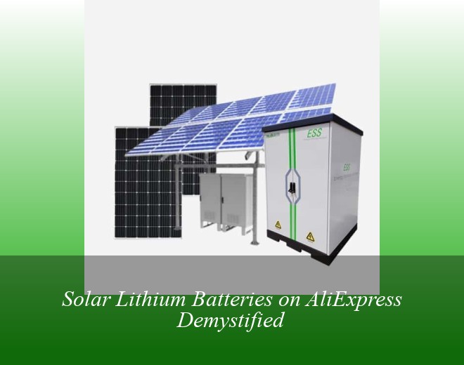 Solar Lithium Batteries on AliExpress Demystified