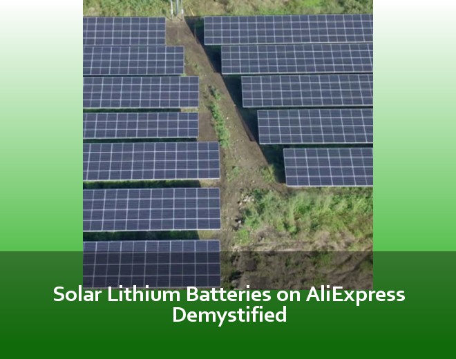 Solar Lithium Batteries on AliExpress Demystified