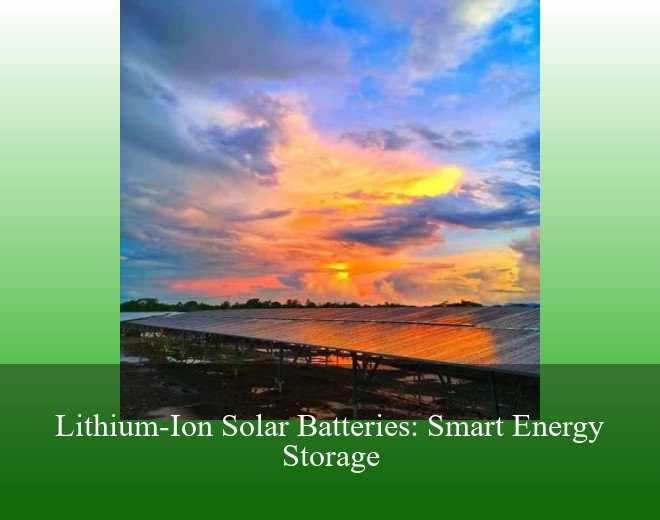 Lithium-Ion Solar Batteries: Smart Energy Storage