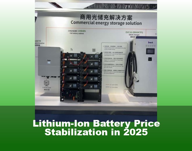 Lithium-Ion Battery Price Stabilization in 2025