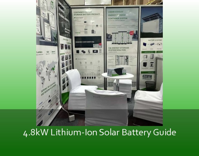 4.8kW Lithium-Ion Solar Battery Guide